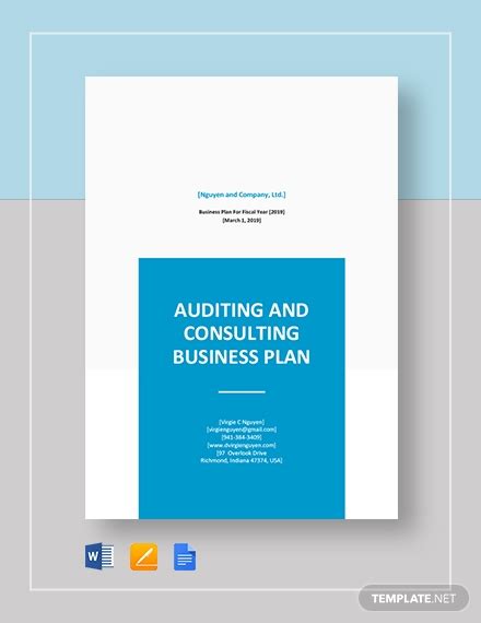 Auditing and Consulting Business Plan